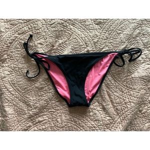 Victoria’s Secret - PINK - Size S - BLACK BATHING SUIT BOTTOMS